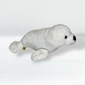 Build A Bear White Harp Seal Lil Furry Friends Plush 10” Stuffed Animal